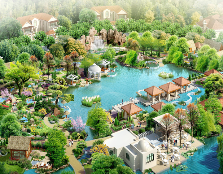 溫泉度假村的規(guī)劃設計丹東北國之春溫泉度假村